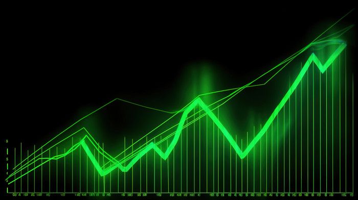 Growth chart representing nationwide expansion